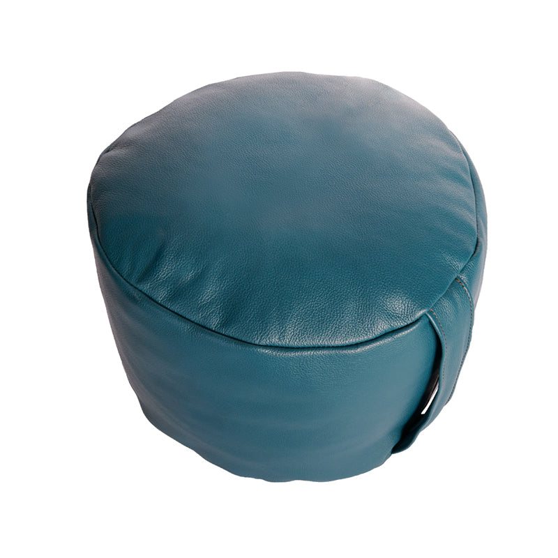 Leather yoga cushion